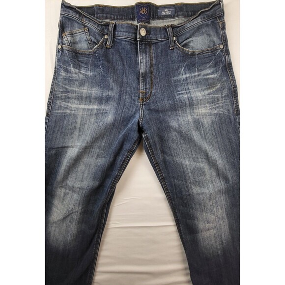 Rock & Republic Relaxed Straight Mens Blue Denim Jeans Size 38X32 - Picture 2 of 12